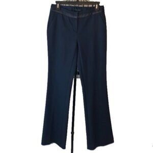 Elie Tahari | Black Mid Rise Boot Cut Pants